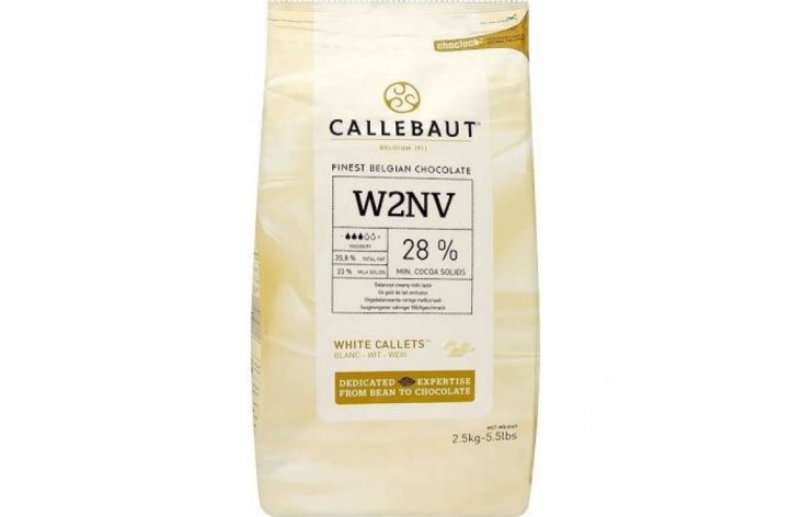 Barry Callebaut (W2) White Chocolate Callets 2.5kg